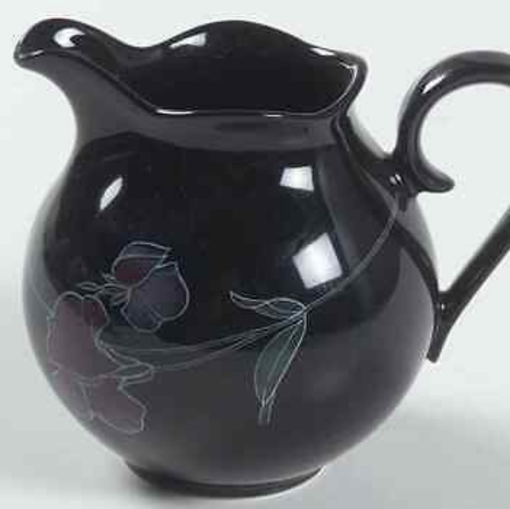 Mikasa Creamer w Purple Flowers